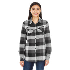 Ladies Flannel Long Sleeved Shirt B5210