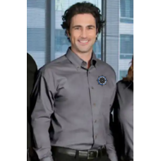 Men’s Harriton Long-Sleeve Twill Shirt